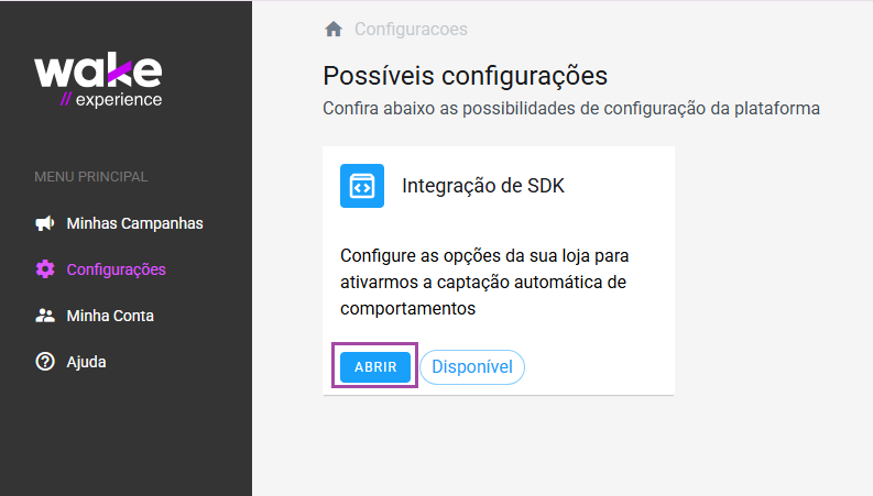 abrir integrações sdk.png